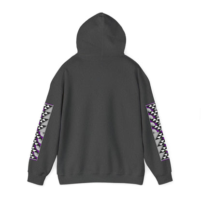 Sun and Rain in Purple Unisex Hoodie