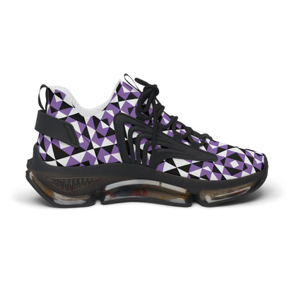 Sacred Mountains in Purple Women's Mesh Sneakers