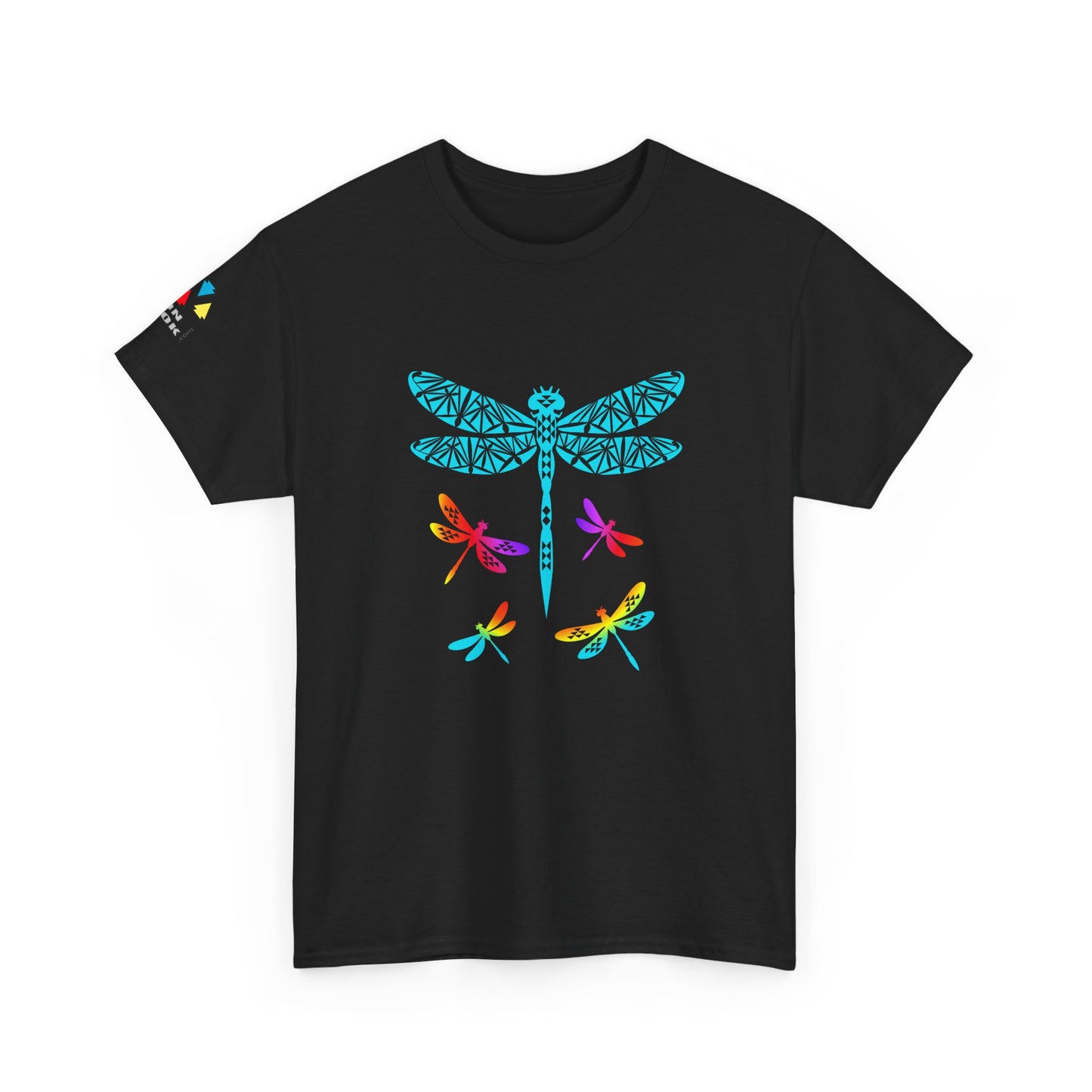 Rainbow Native Dragonfly Gildan Unisex Tee