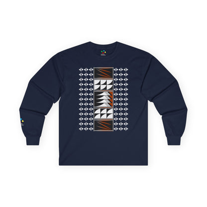 Feather Blessings in Rust Unisex Long Sleeve Tee