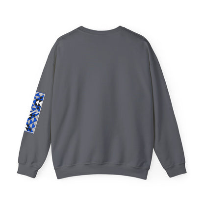 Sacred Mountains in Blue Unisex Sweatshirt