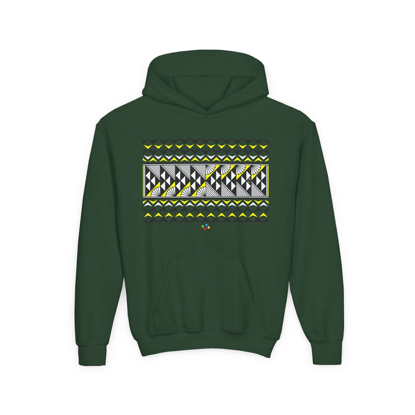 Yellow Rain and Sun Youth Heavy Blend Hooded Sweatshirt