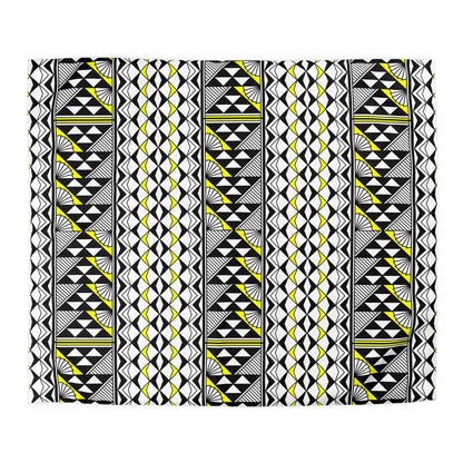 Sun and Rain in Yellow Microfiber Duvet Cover