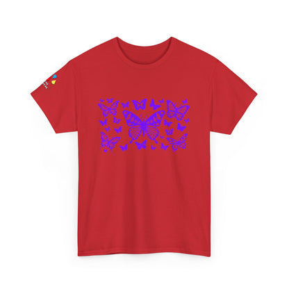 Butterfly Dance in Purple Gildan Unisex Tee
