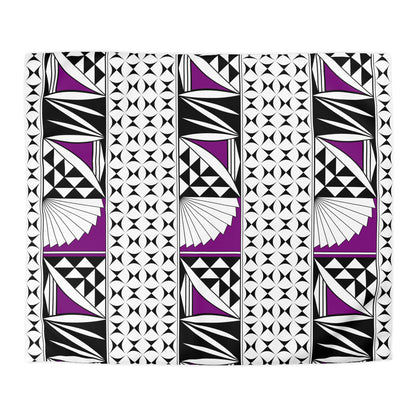 Southwest Sunrise in Purple Microfiber Duvet Cover