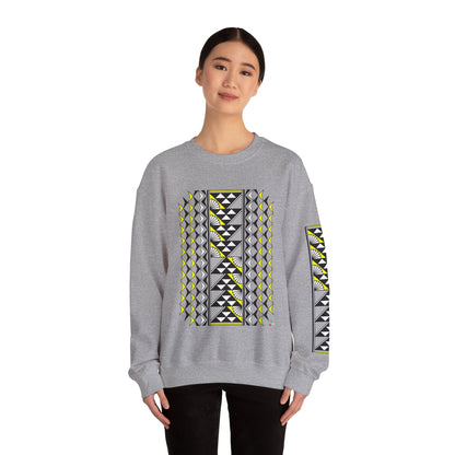 Sun and Rain in Yellow Unisex Sweatshirt