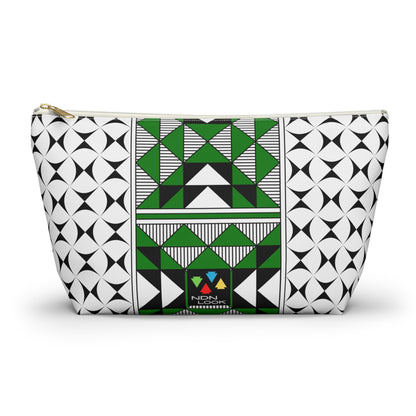 Sacred Mountains in Green Pouch w T-bottom