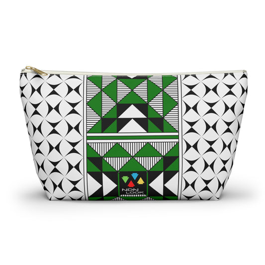 Sacred Mountains in Green Pouch w T-bottom