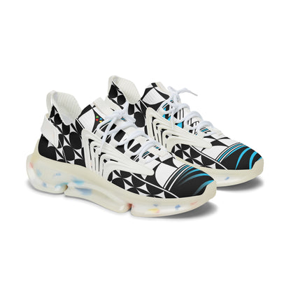 Feather Blessing in Turquoise Women's Mesh Sneakers