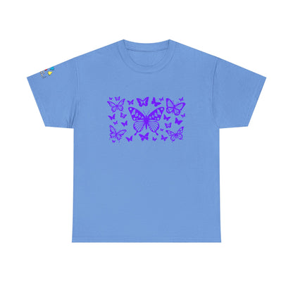 Butterfly Dance in Purple Gildan Unisex Tee