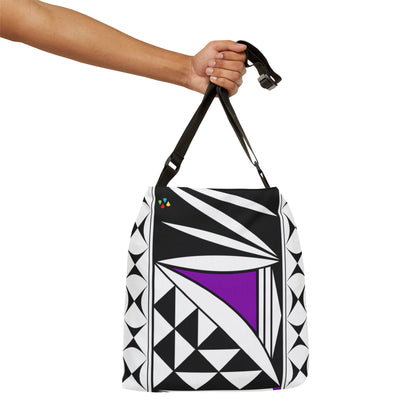 Purple Southwest Sunrise Adjustable Tote Bag