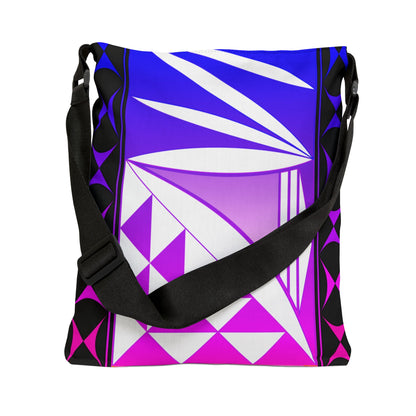 Dark Rainbow Southwest Sunrise Adjustable Tote Bag