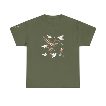 Hummingbird Blessing in Rust Gildan Unisex Tee
