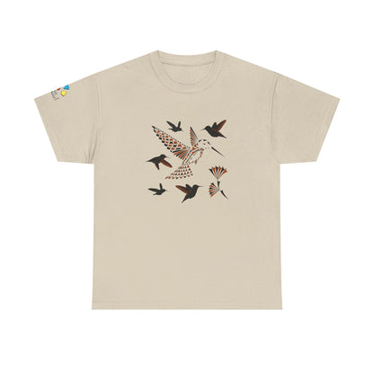 Hummingbird Blessing in Rust Gildan Unisex Tee