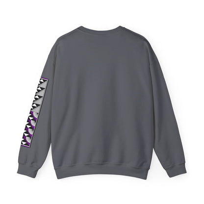 Sun and Rain in Purple Unisex Sweatshirt