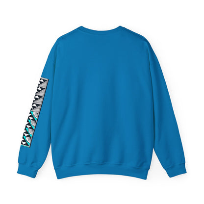 Sun and Rain in Turquoise Unisex Sweatshirt