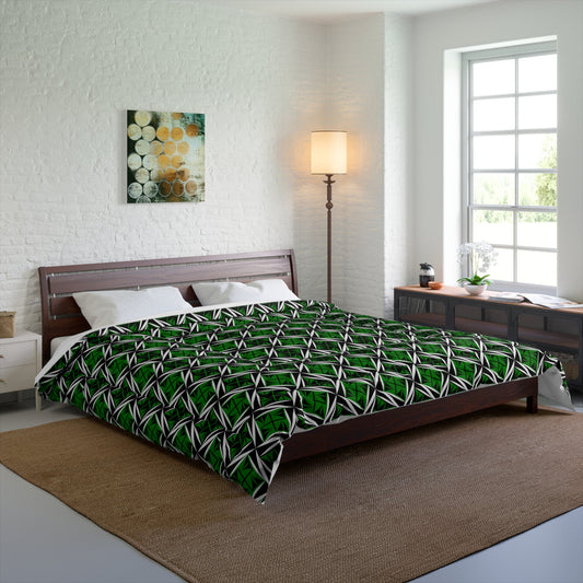 Sacred Winds in Green Comforter