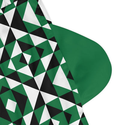 Green Sacred Mountains Basketball Rib Shorts