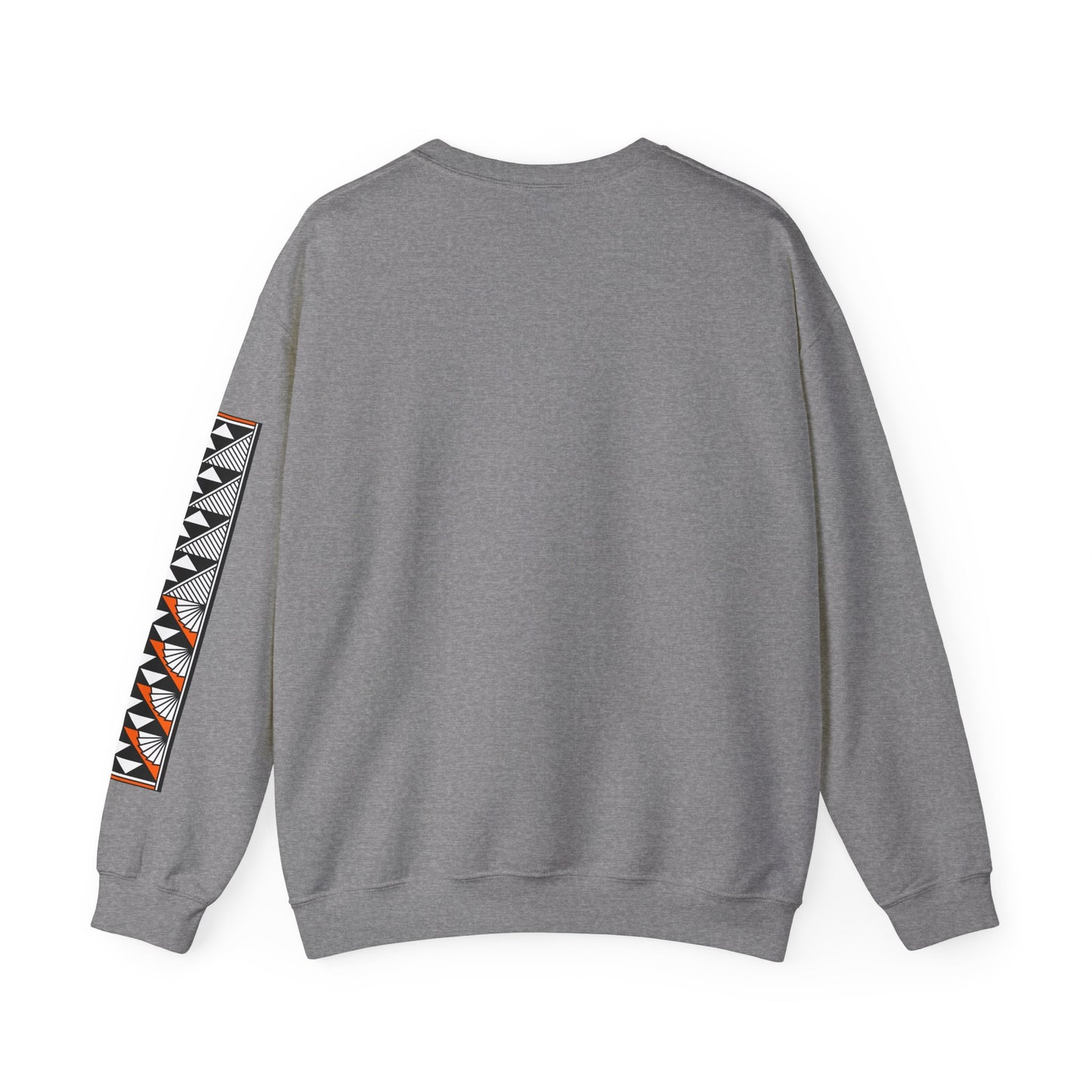Sun and Rain in Orange Unisex Sweatshirt