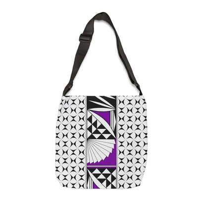 Purple Southwest Sunrise Adjustable Tote Bag