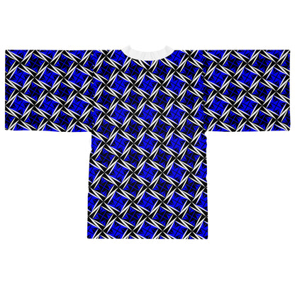 Sacred Winds in Blue Kimono Robe – Where Comfort Meets Native Grace