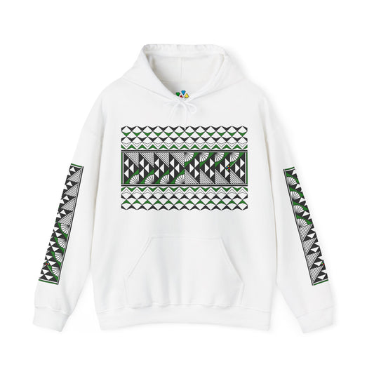 Sun and Rain in Green Unisex Hoodie