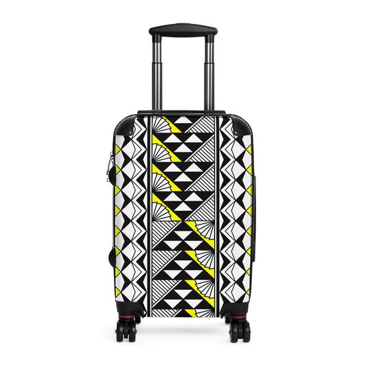 Southwest Rain and Sun in Yellow Suitcases