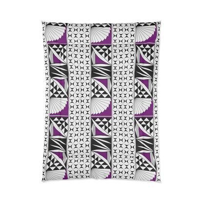 Southwest Sunrise in Purple Comforter