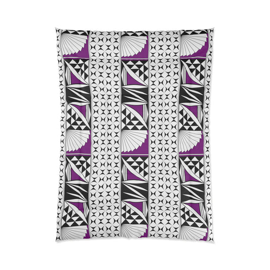 Southwest Sunrise in Purple Comforter