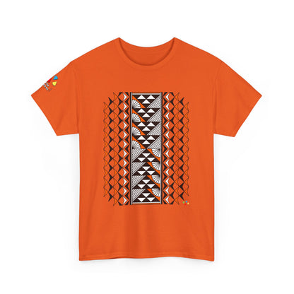 Sun and Rain in Orange Gildan Unisex Tee