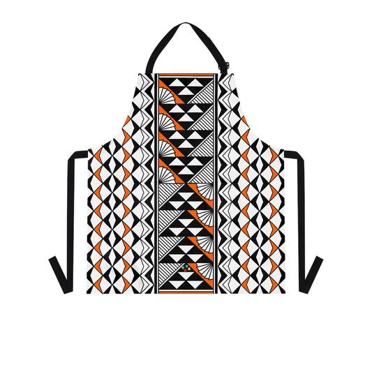 Orange Native Sun and Rain Two Pocket Apron