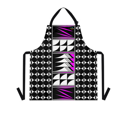 Pink Native Feather Blessing Two Pocket Apron