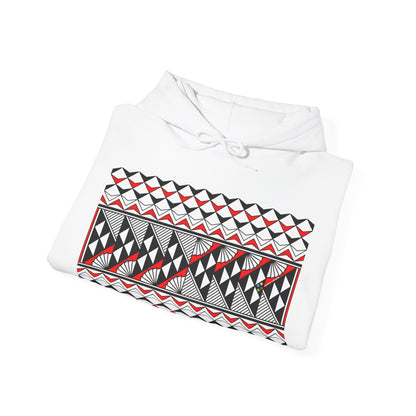 Sun and Rain in Red Unisex Hoodie