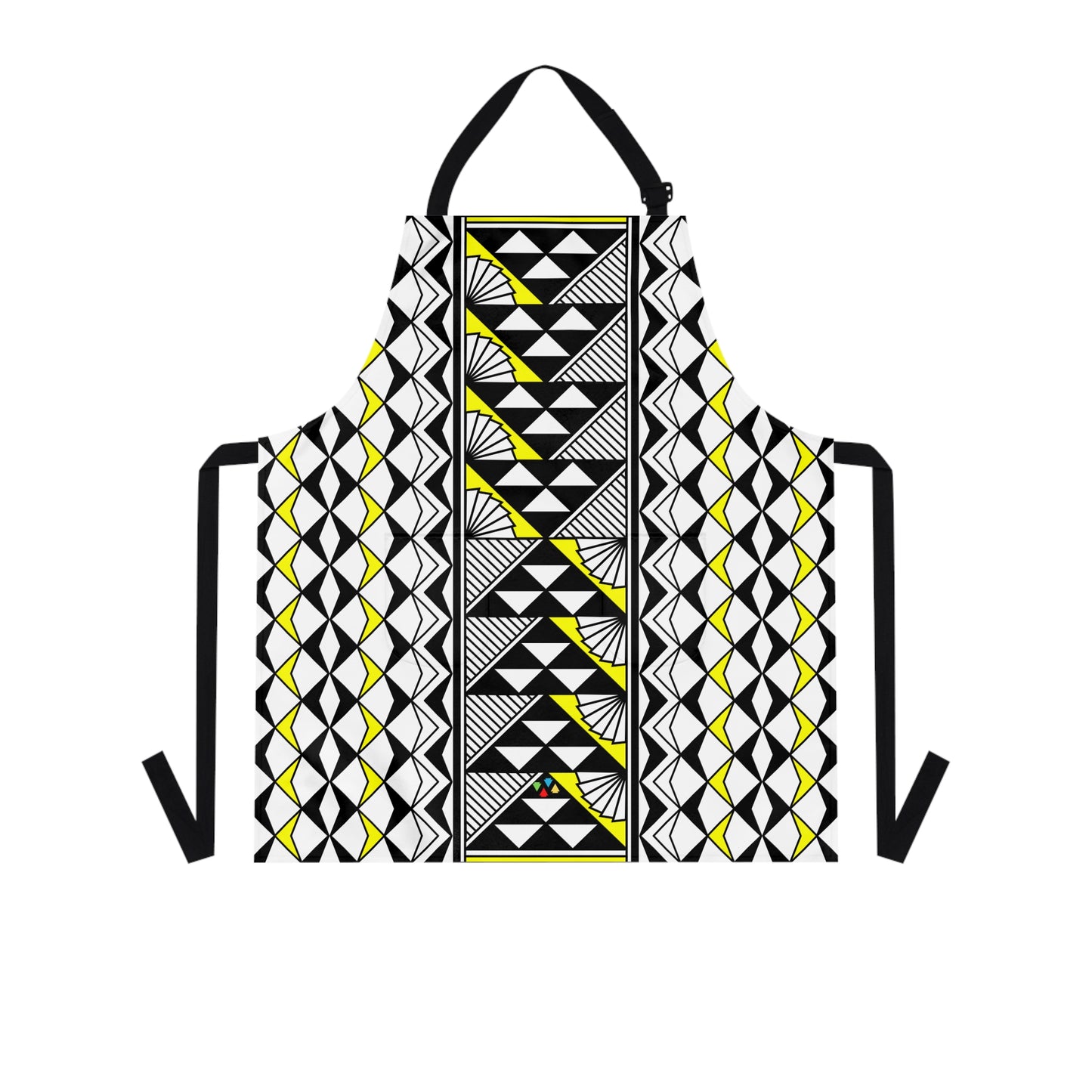 Yellow Native Sun and Rain Two Pocket Apron