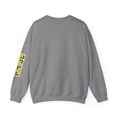 Sacred Mountains in Yellow Unisex Sweatshirt
