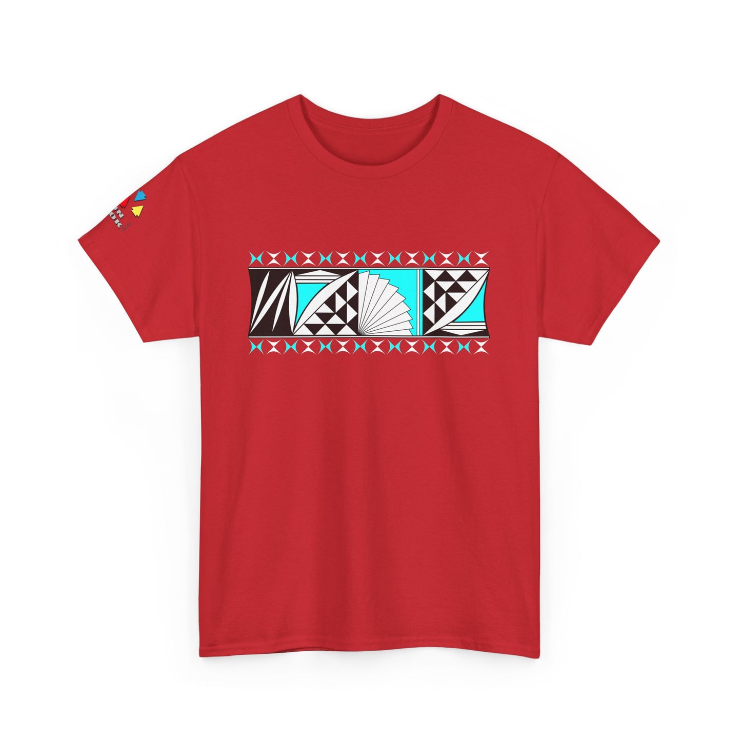 Southwest Sunrise 2 in Turquoise Gildan Unisex Tee