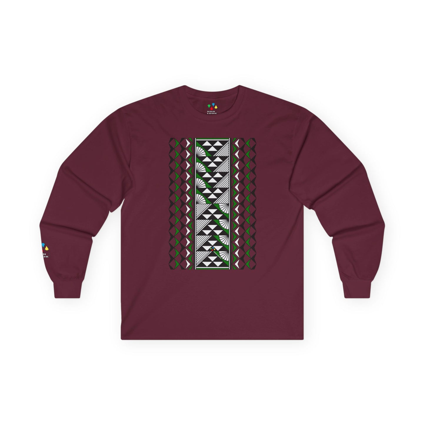 Sun and Rain in Green Unisex Long Sleeve Tee