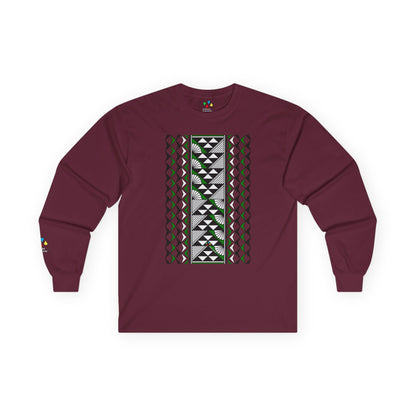 Sun and Rain in Green Unisex Long Sleeve Tee