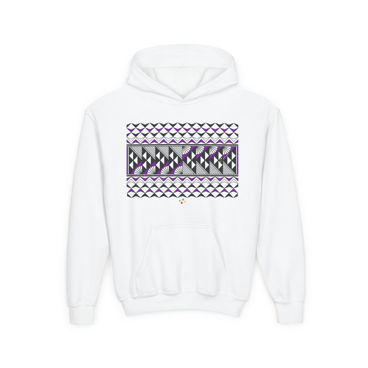 Purple Rain and Sun Youth Heavy Blend Hooded Sweatshirt