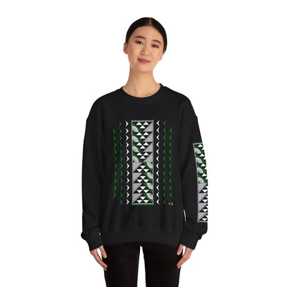 Sun and Rain in Green Unisex Sweatshirt