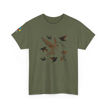Hummingbird Blessing in Rust Gildan Unisex Tee