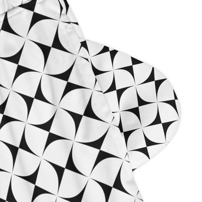 Southwest Sunrise in Orange Basketball Rib Shorts