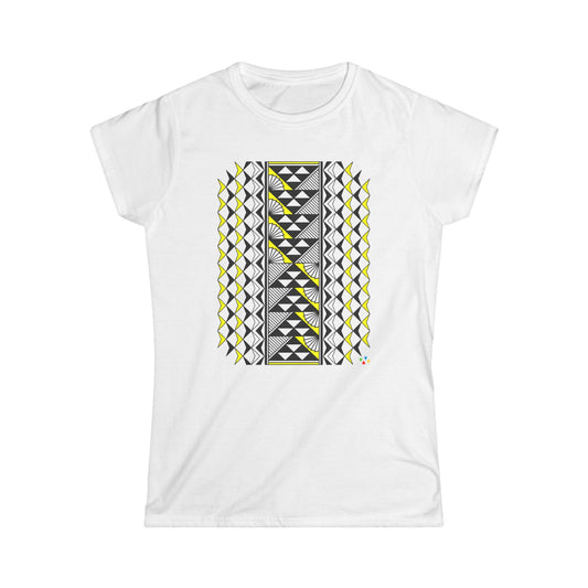 Yellow Southwest Sun and Rain Women's Softstyle Tee