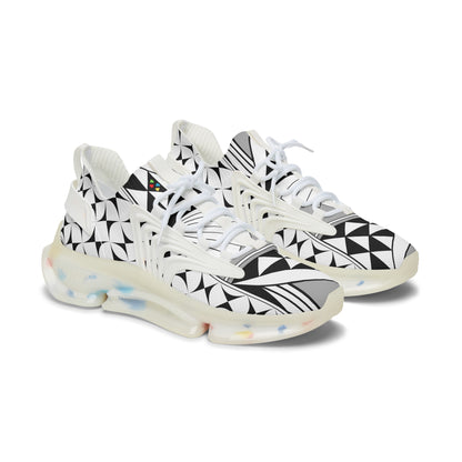 Southwest Sunrise in Gray Women's Mesh Sneakers