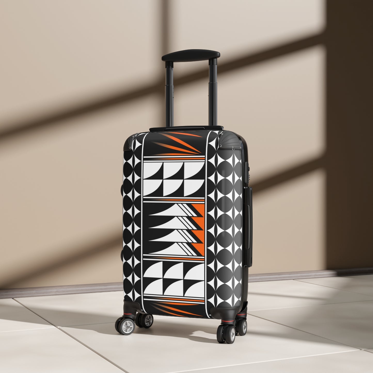 Blessed Feathers in Orange Suitcases