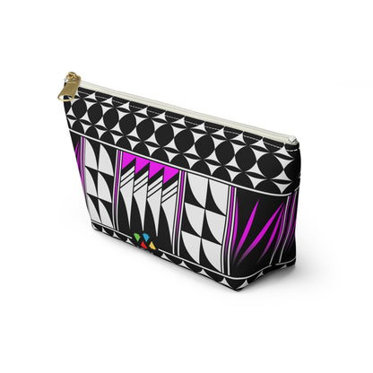 Blessed Feathers in Pink Pouch w T-bottom