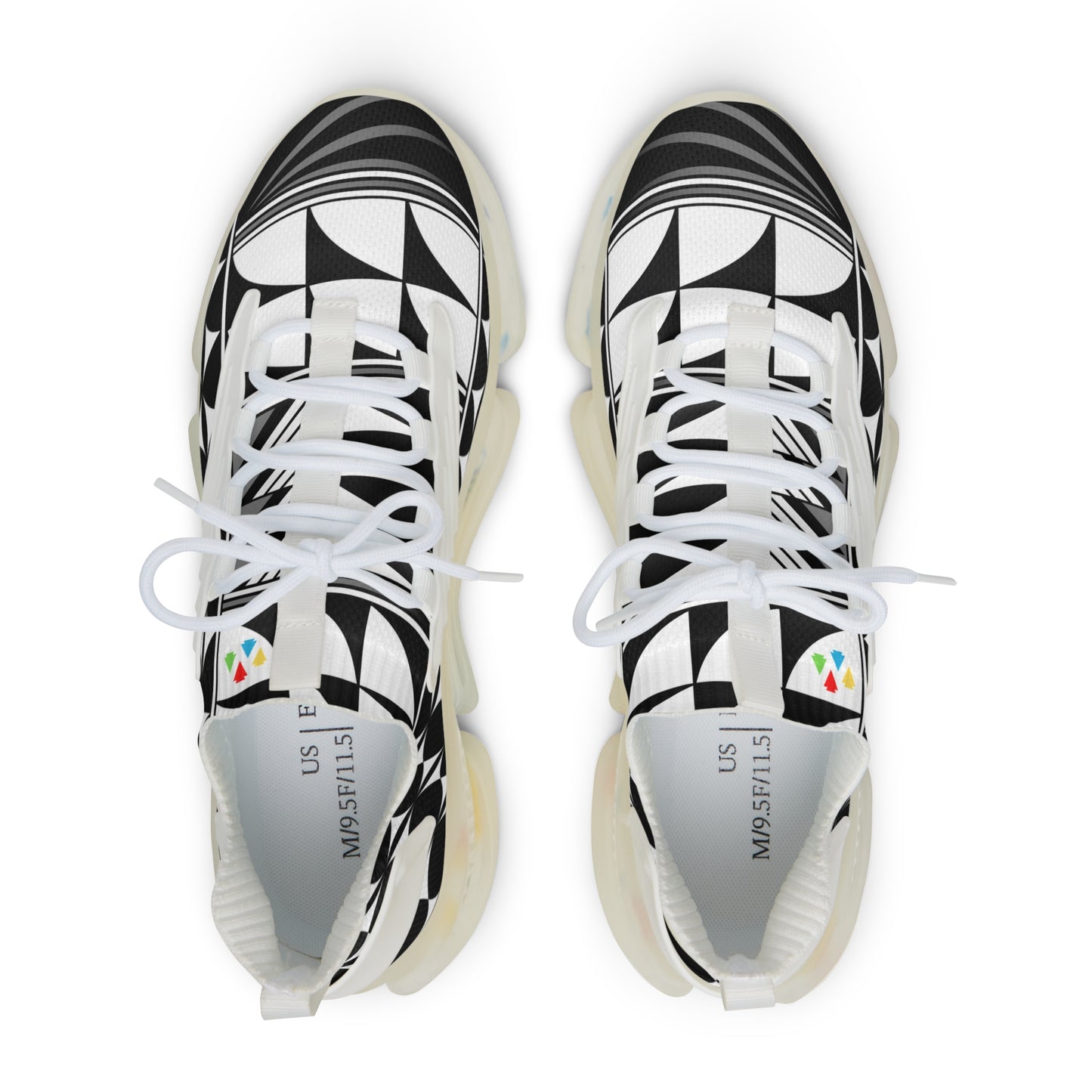 Feather Blessing in Charcoal Men's Mesh Sneakers