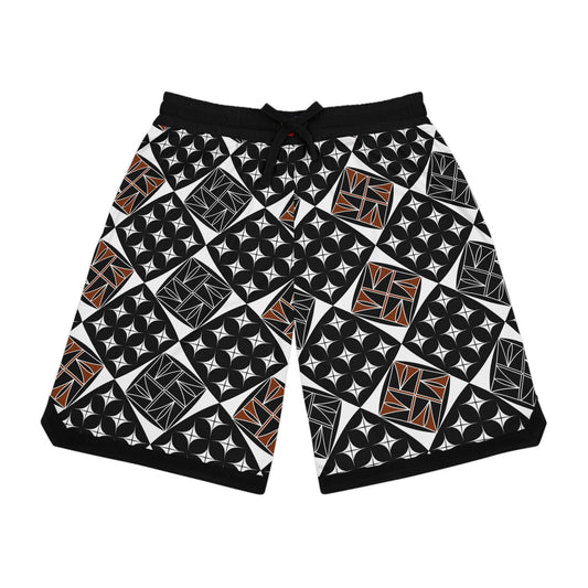 Sacred Universe in Black Basketball Rib Shorts