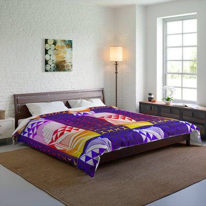 Southwest Sunrise in Purple Rainbow Comforter