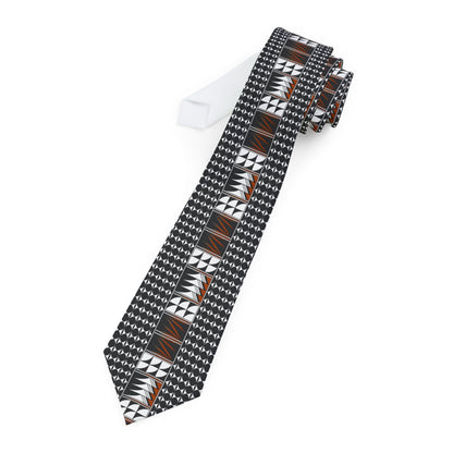Rust Blessed Feathers Necktie